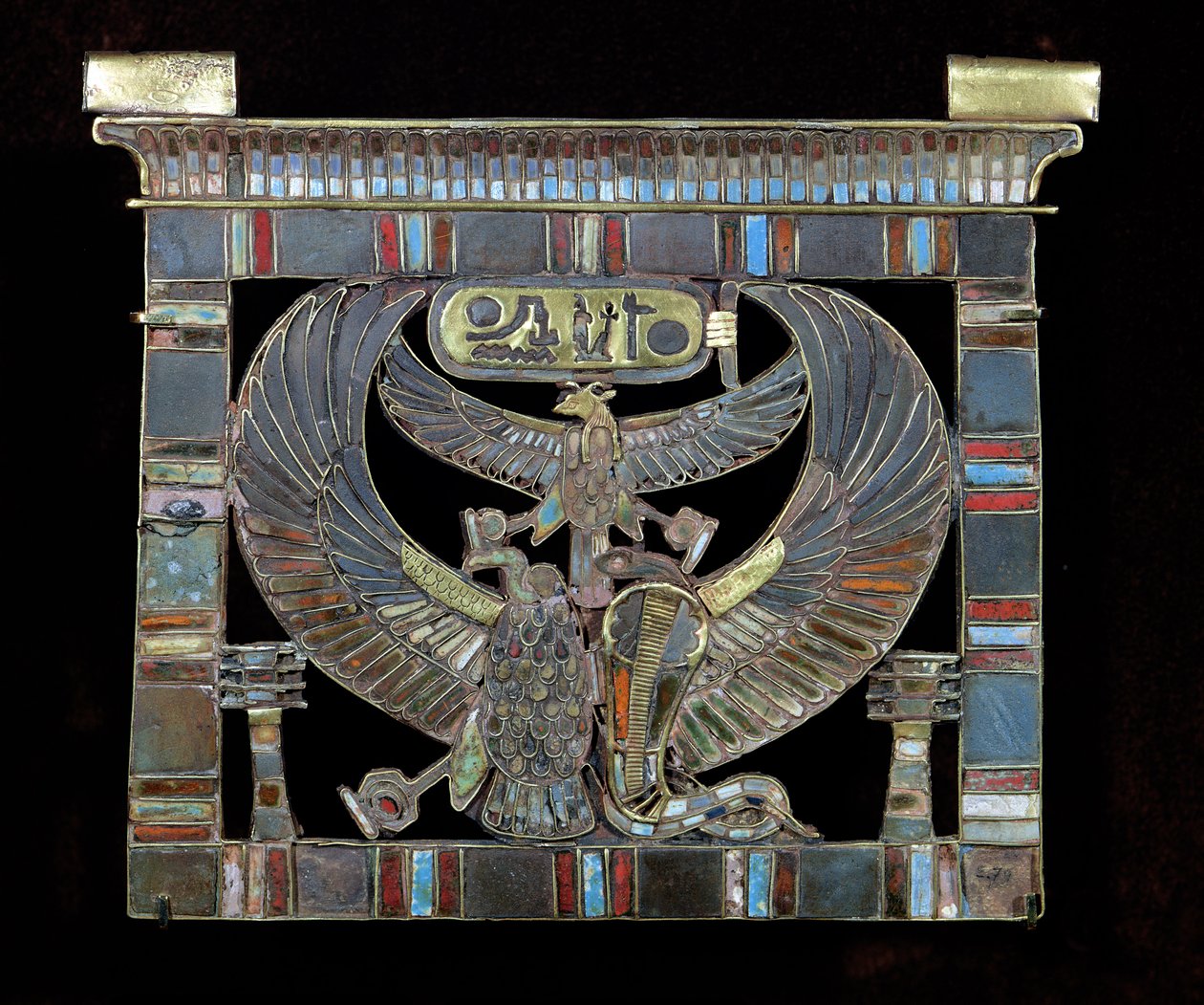 Pectoral de Ramsés II (1279-1213 a.C.) Reino Nuevo de Egyptian 19th Dynasty