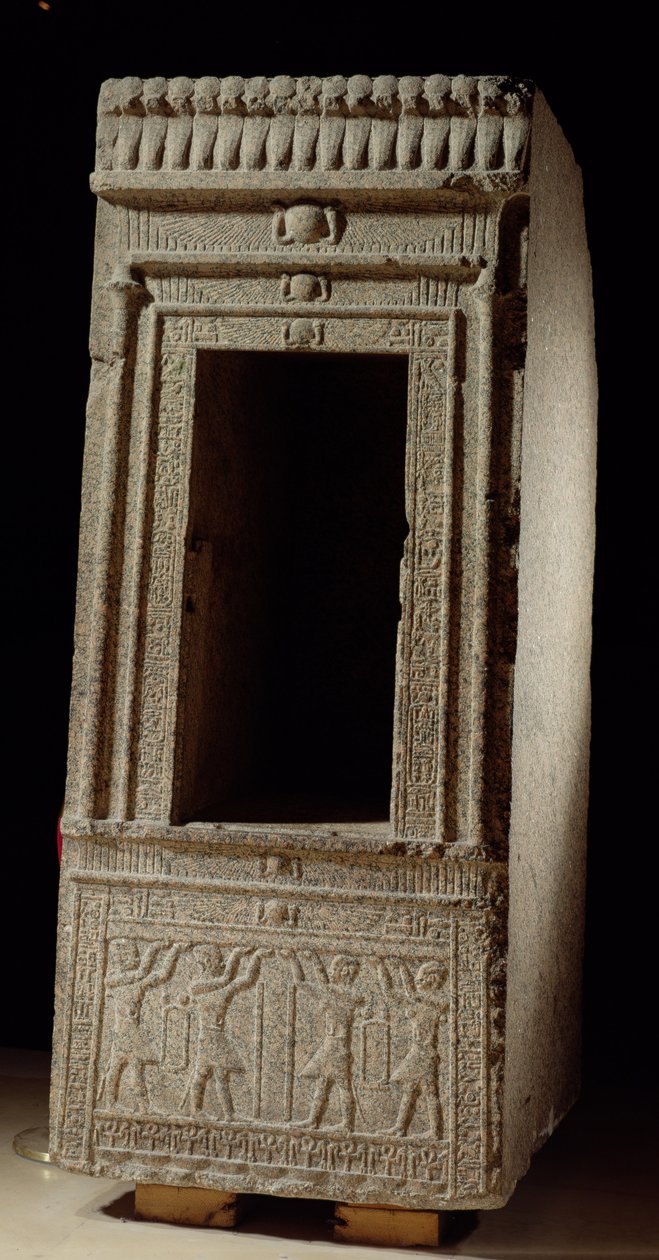 Capilla naos dedicada a la diosa Isis por Ptolomeo VIII (170-116 a.C.) del Templo de Isis en Philae de Egyptian Ptolemaic Period