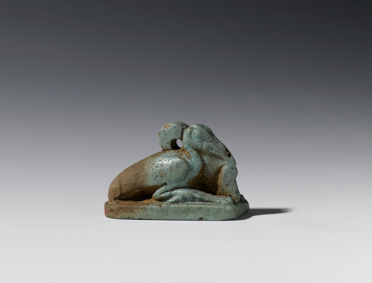 Pequeña figura de un ibis, Periodo Tardío a Periodo Ptolemaico, 664-30 a.C. de Egyptian