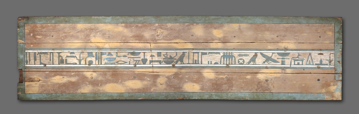 Tapa del ataúd de Senbi, Reino Medio, c.1918-1859 a.C. de Egyptian 12th Dynasty