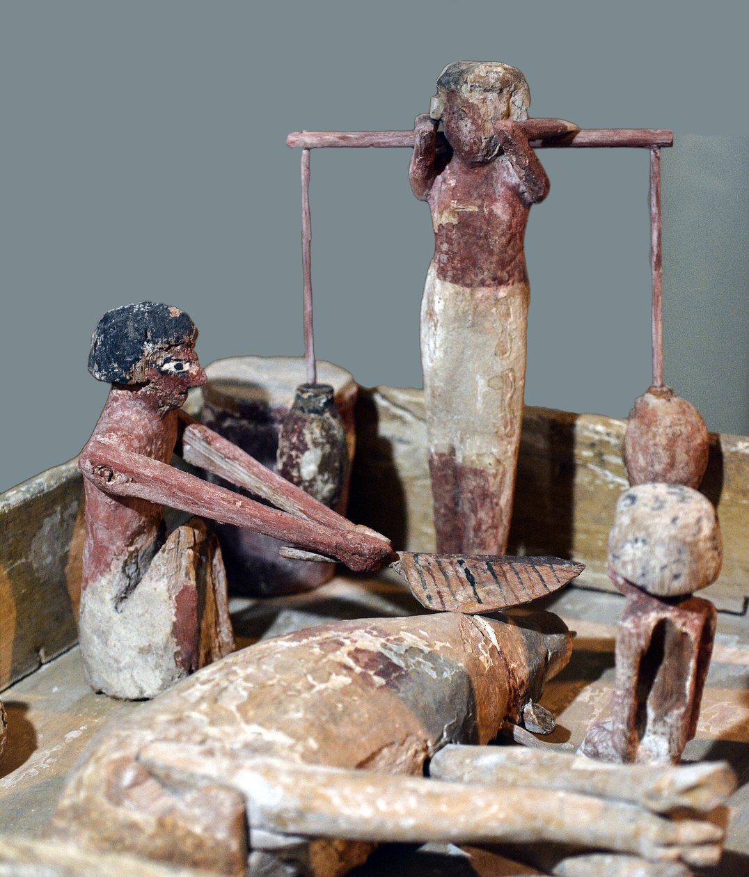 Modelo de una carnicería, Egipto, c.2000-1700 a.C. de Egyptian 12th Dynasty