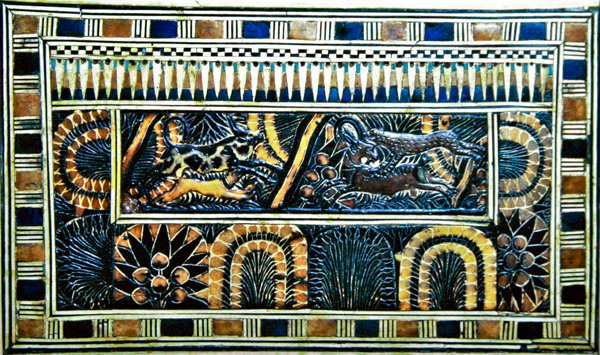 Cofre, de la Tumba de Tutankamón, Nuevo Reino de Egyptian 18th Dynasty