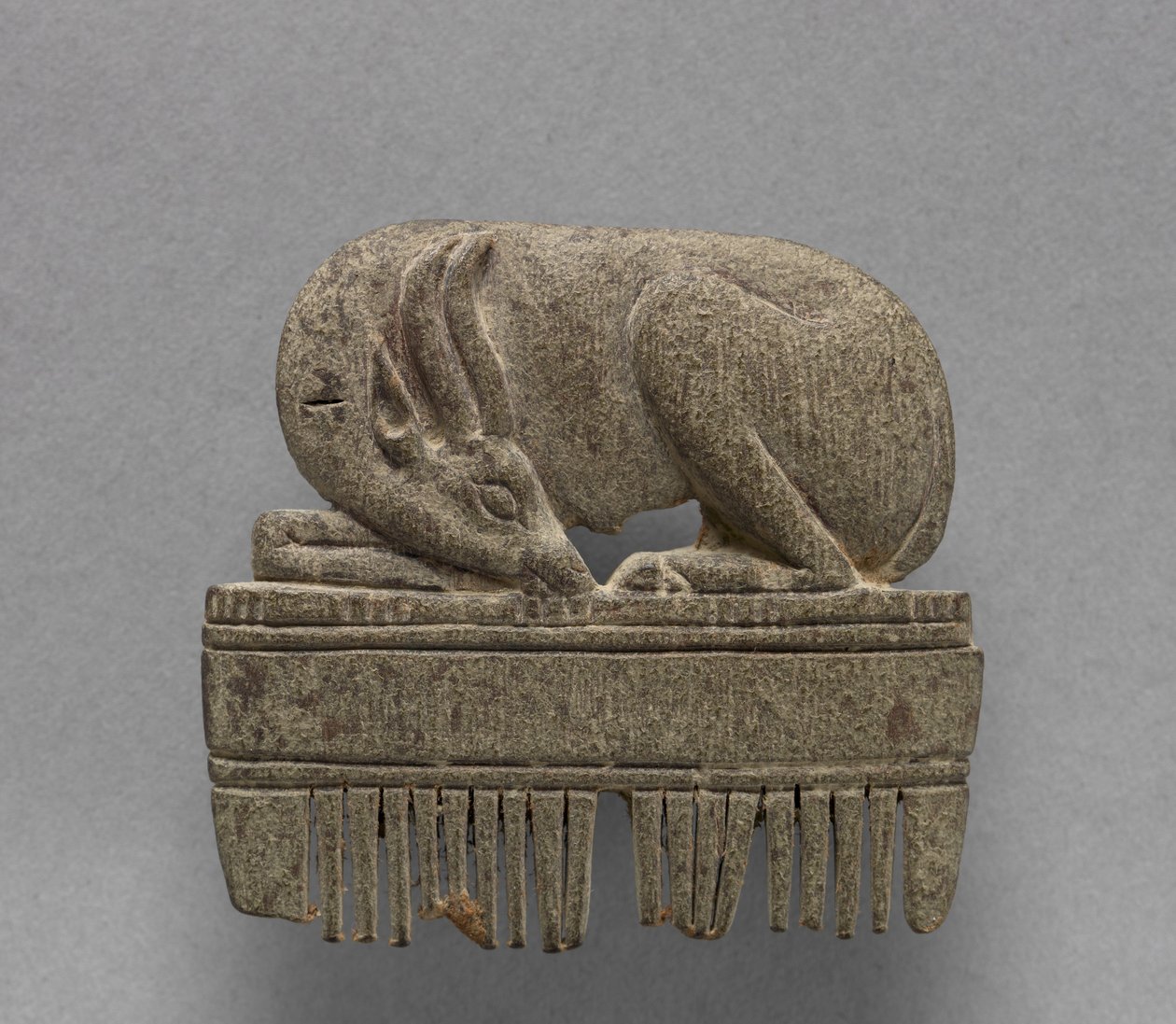 Peine con Gacela, c.1391-1353 a.C. de Egyptian 18th Dynasty