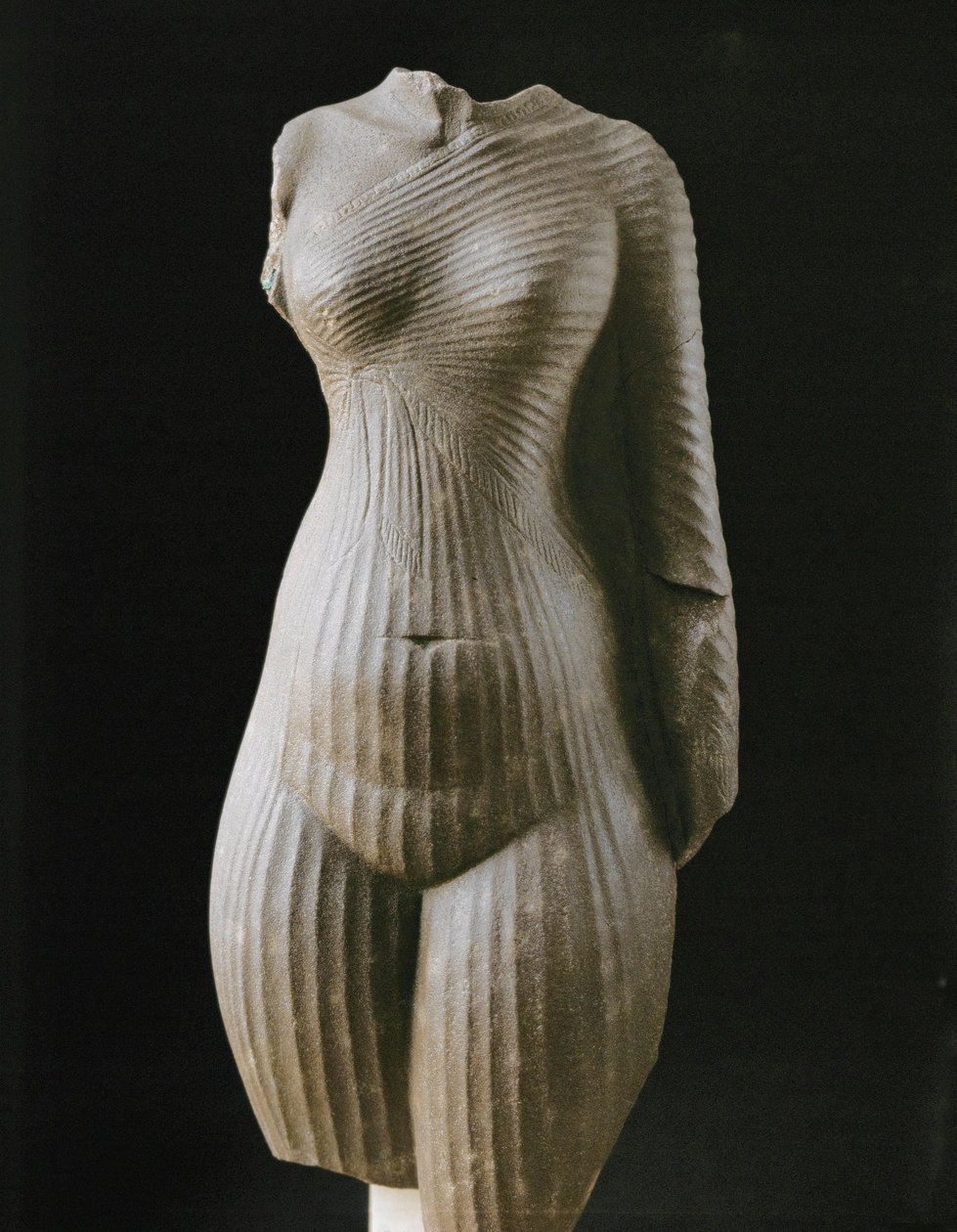 Torso femenino, probablemente Nefertiti, esposa del faraón ... de Egyptian 18th Dynasty