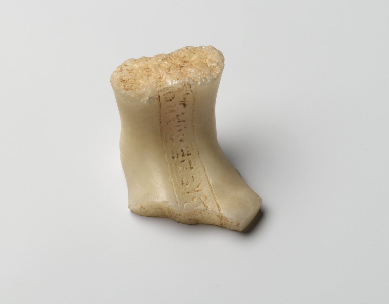 Pie de un shabti de Nefertiti, Nuevo Reino de Egyptian 18th Dynasty