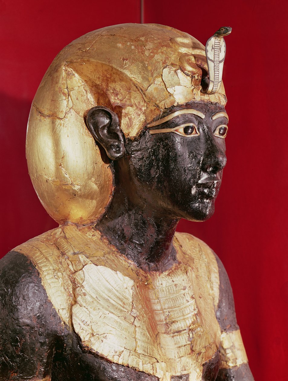 Estatua de tamaño natural de Tutankamón, de la Tumba de Tutankamón de Egyptian 18th Dynasty