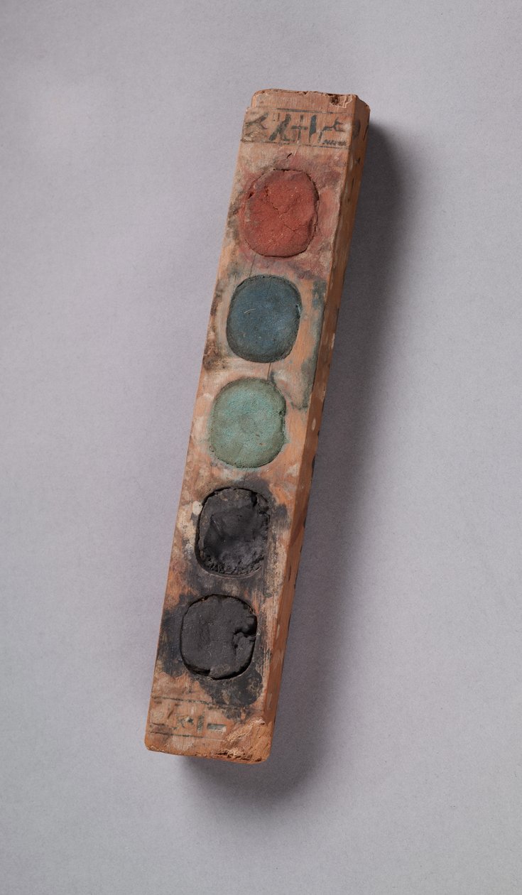 Caja de pintura del visir Amenemope, Nuevo Reino, c.1427-1401 a.C. de Egyptian 18th Dynasty