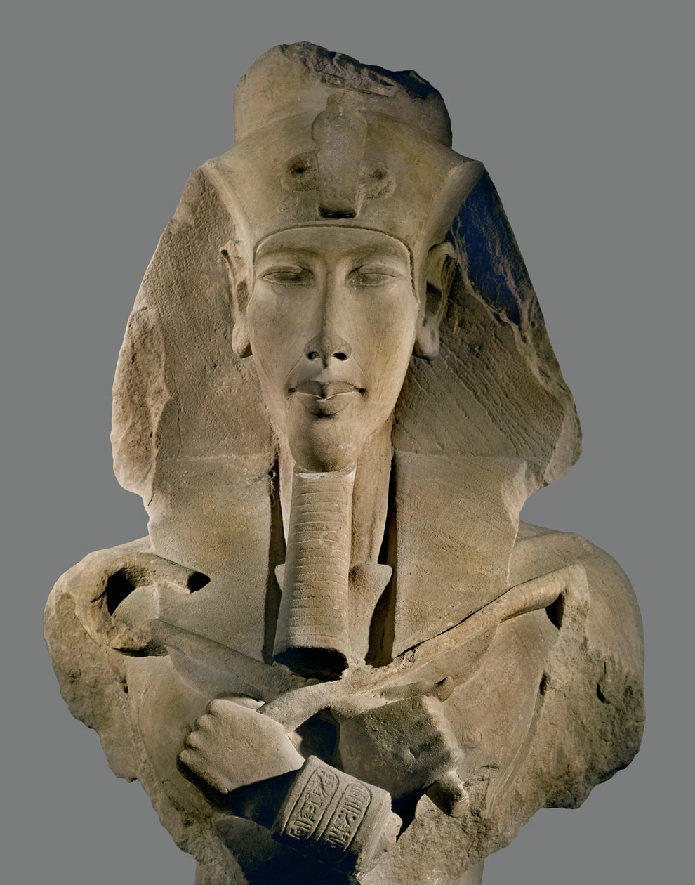 Faraón Amenofis IV Akhenatón (escultura) de Egyptian 18th Dynasty