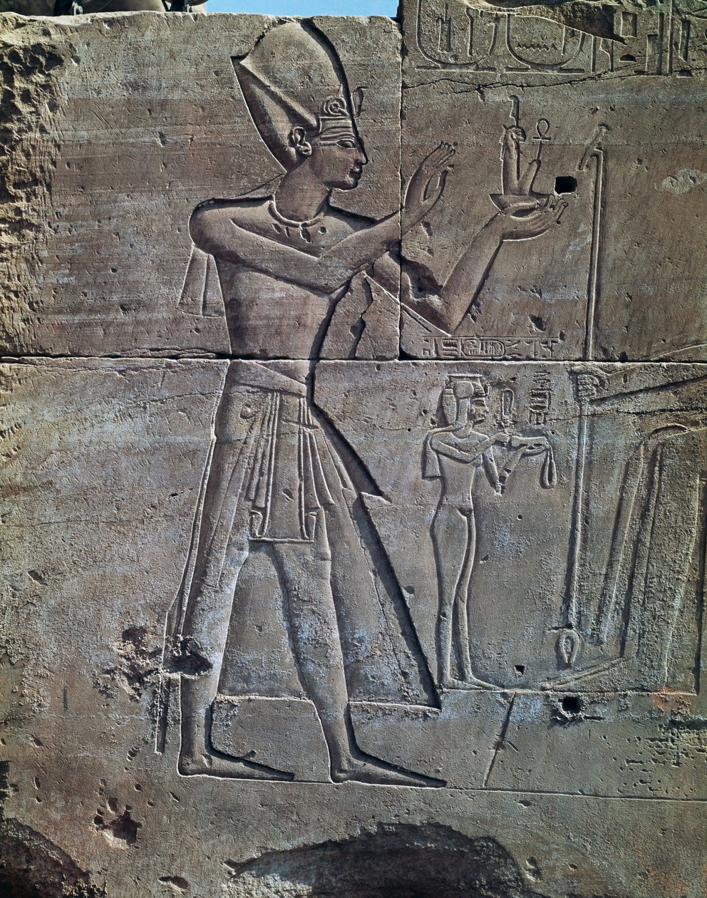 Tutmosis III, relieve, Templo de Amón, Complejo del Templo de Karnak (Lista del Patrimonio Mundial de la Unesco) de Egyptian 18th Dynasty