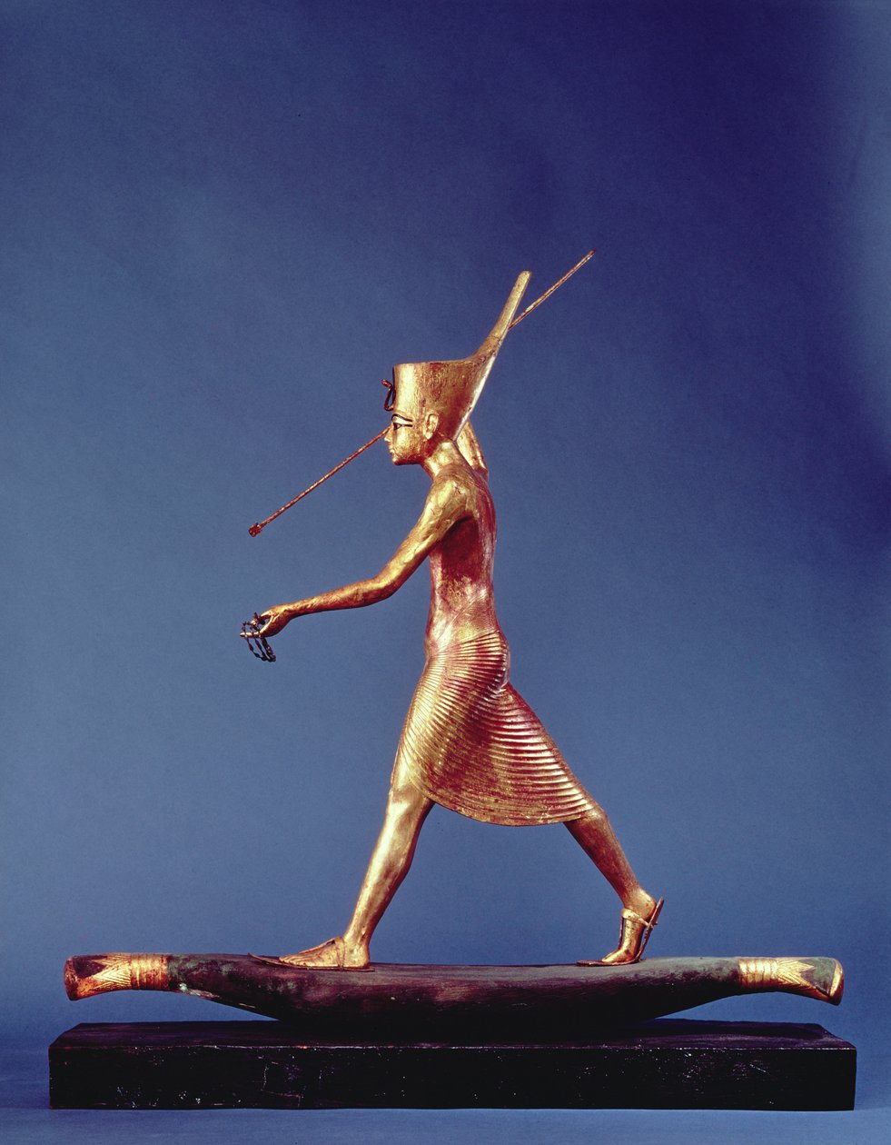 Tutankamón (c.1370-1352 a.C.) el Arponero, de la tumba de Tutankamón, Reino Nuevo de Egyptian 18th Dynasty