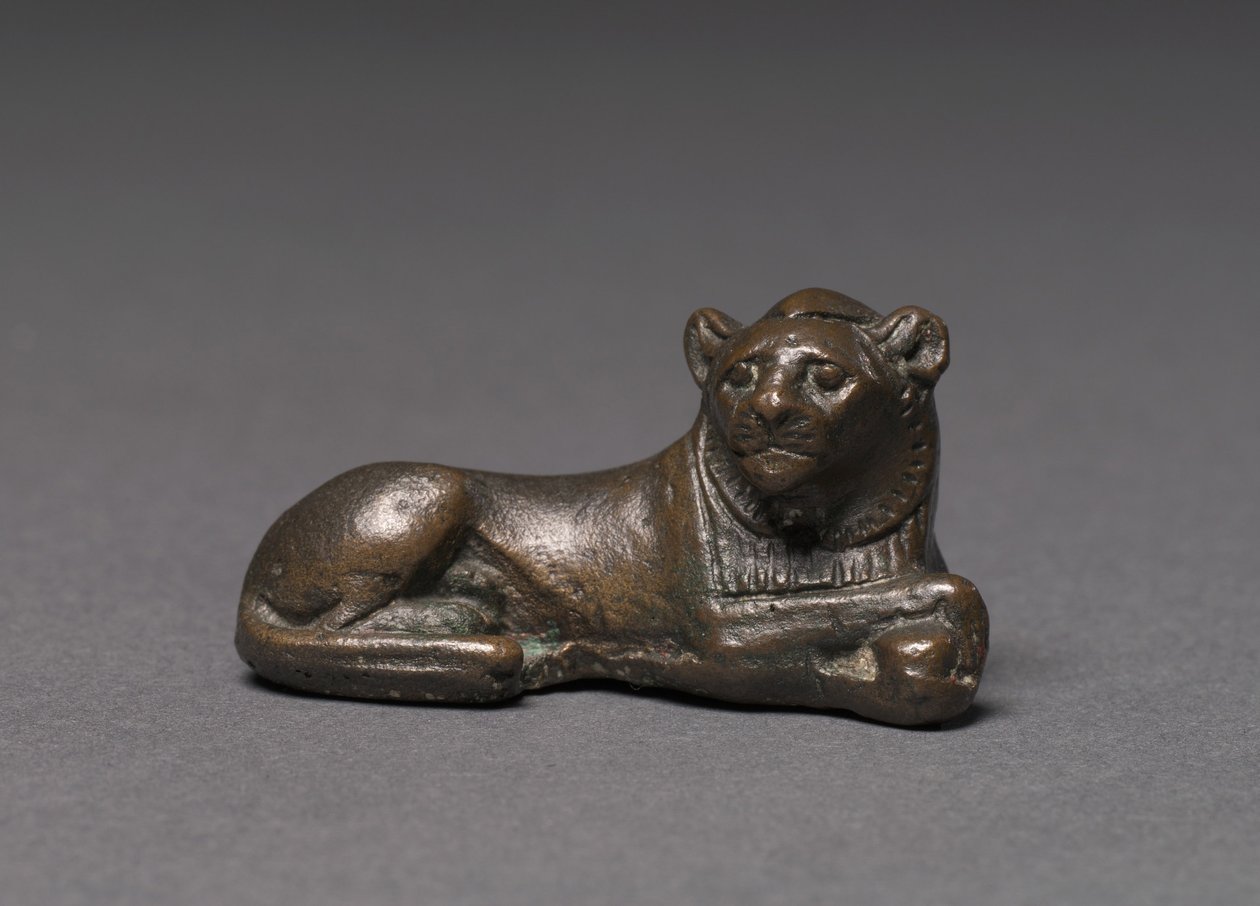Peso en forma de león, c.1391-1353 a.C. de Egyptian 18th Dynasty