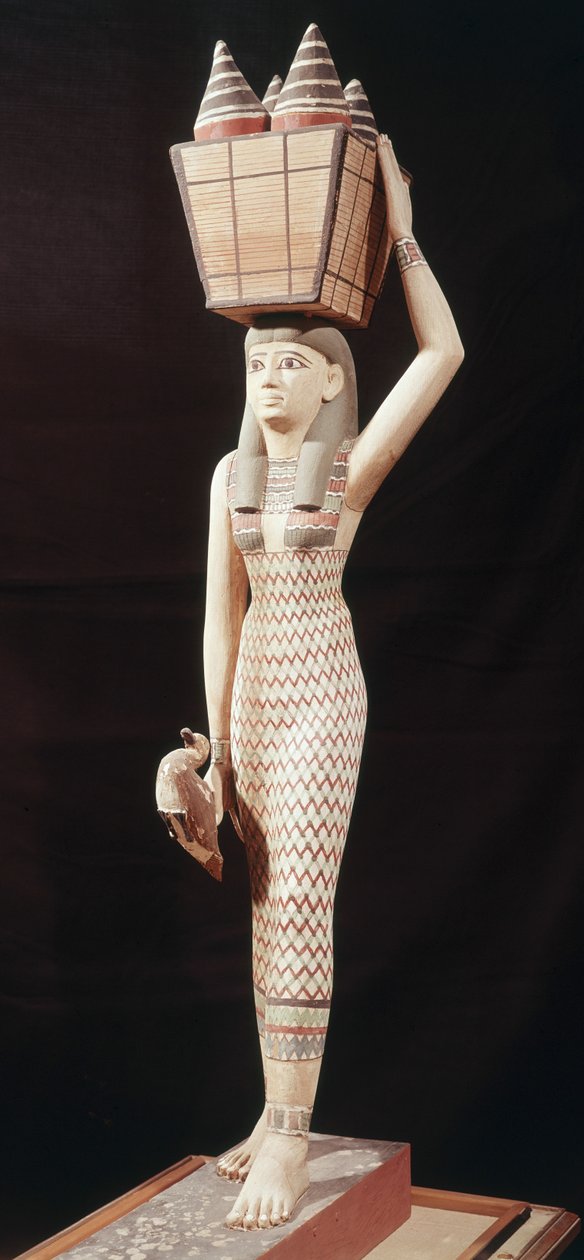 Mujer llevando ofrendas, Nuevo Reino de Egyptian 18th Dynasty