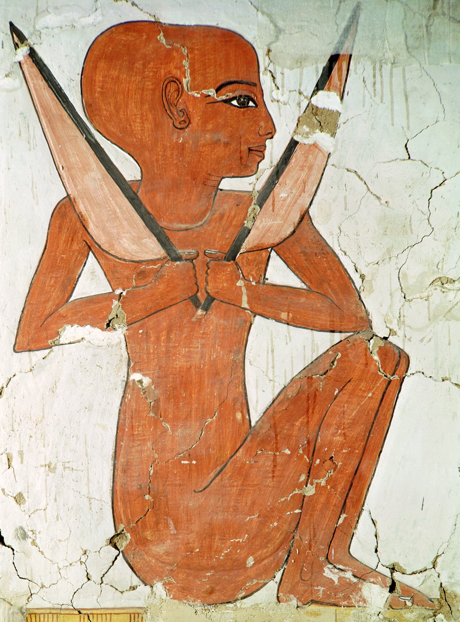 Deidad Naos, de la Tumba de Nefertari, Nuevo Reino de Egyptian 19th Dynasty