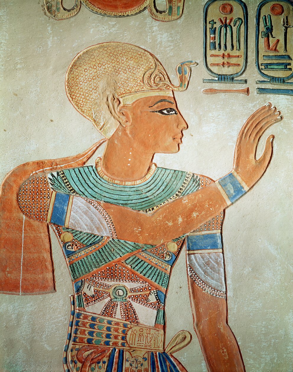 Retrato de Ramsés III (c.1184-1153 a.C.) de la Tumba de Amen-Her-Khepshef, Nuevo Reino de Egyptian 19th Dynasty