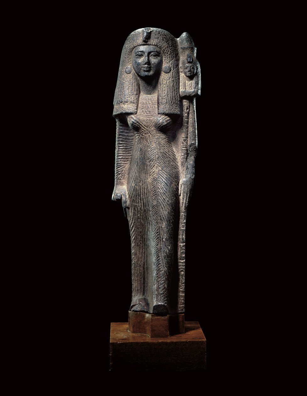 Estatua portadora de estandarte de la Reina Nefertari, Nuevo Reino, c.1290-1224 a.C. de Egyptian 19th Dynasty