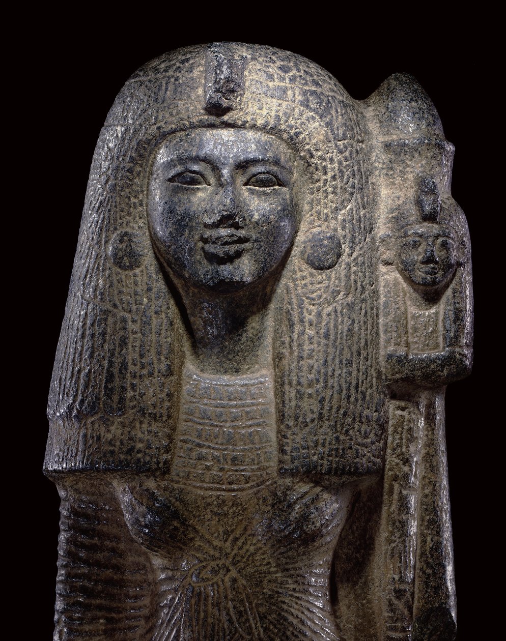 Estatua portadora de estandarte de la Reina Nefertari, Nuevo Reino, c.1290-1224 a.C. de Egyptian 19th Dynasty