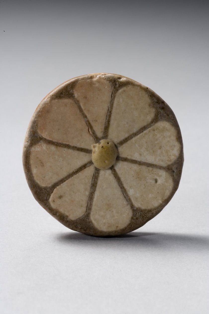 Incrustación floral, Nuevo Reino, reinado de Ramsés III, 1184-53 a.C. de Egyptian 20th Dynasty