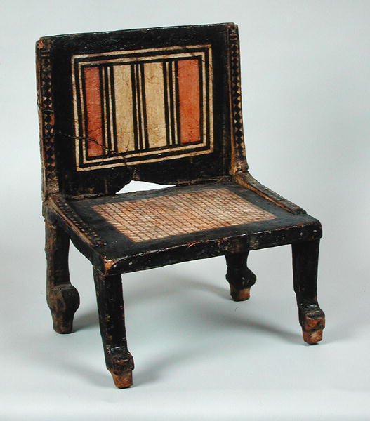 Silla votiva, de Tebas, Nuevo Reino (madera) de Egyptian 20th Dynasty