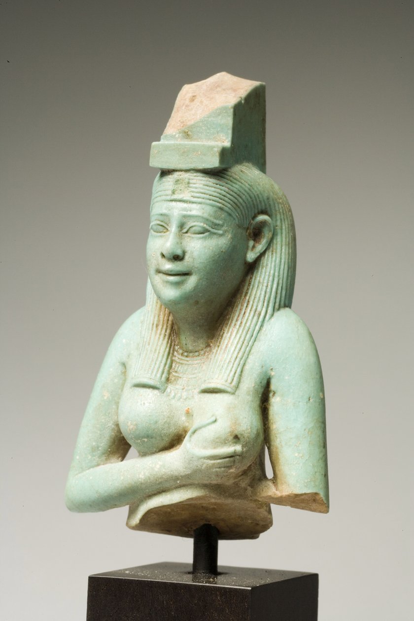 Fragmento de Isis, Período Dinástico Tardío (faenza) de Egyptian 26th Dynasty