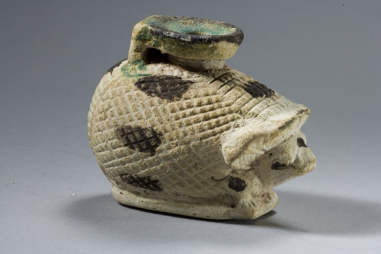 Aryballos de erizo, Periodo Saíta de Egyptian 26th Dynasty