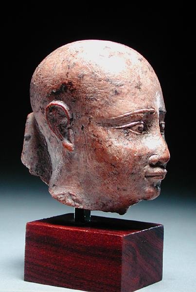 Cabeza Masculina, c.350 AC de Egyptian 30th Dynasty