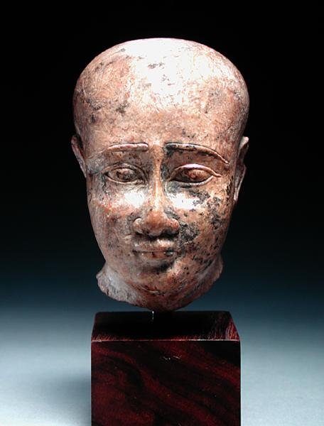 Cabeza masculina, c.350 a.C. de Egyptian 30th Dynasty