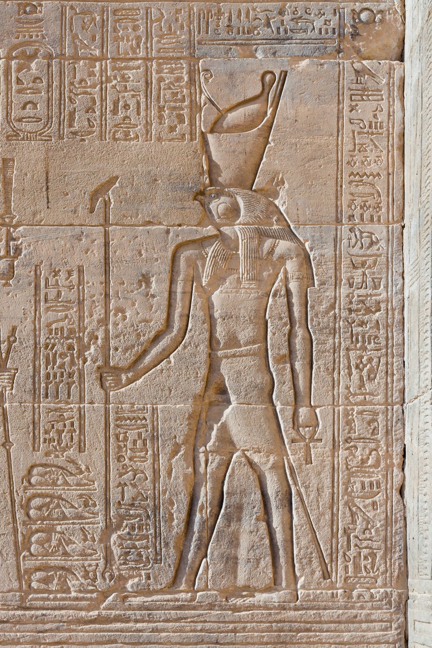 Relieves del templo de Philae, Asuán, Egipto de Egyptian 30th Dynasty