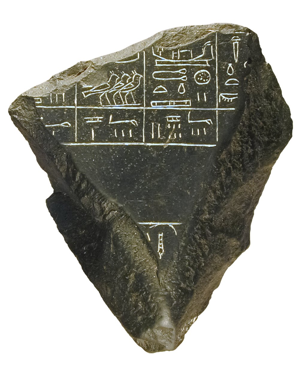 Fragmento de la Piedra de Palermo (piedra) de Egyptian 5th Dynasty