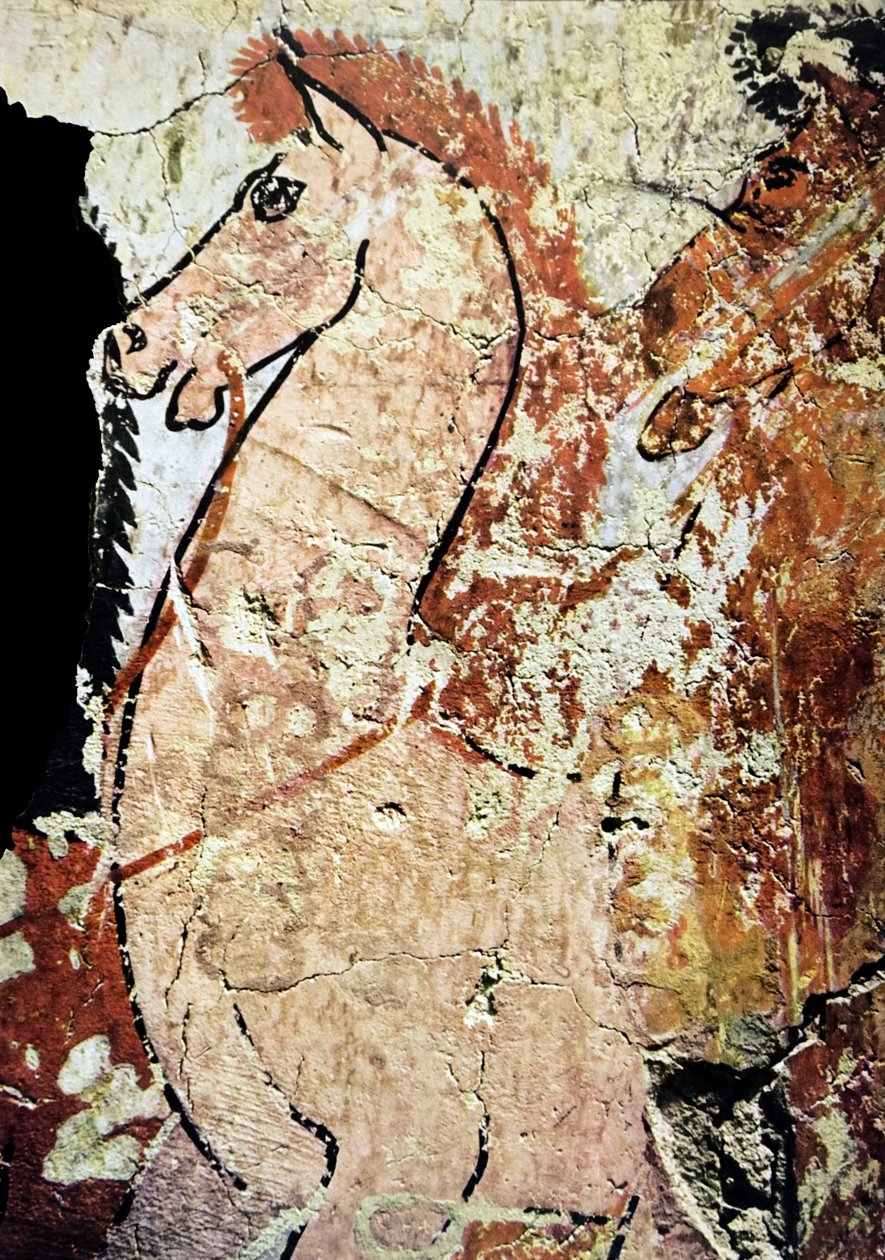 Pintura mural de una tumba egipcia de Egyptian Egyptian