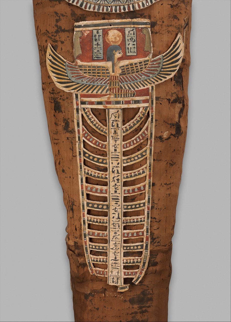 Momia de Nesmin (detalle), 200-30 a.C. de Egyptian Ptolemaic Period