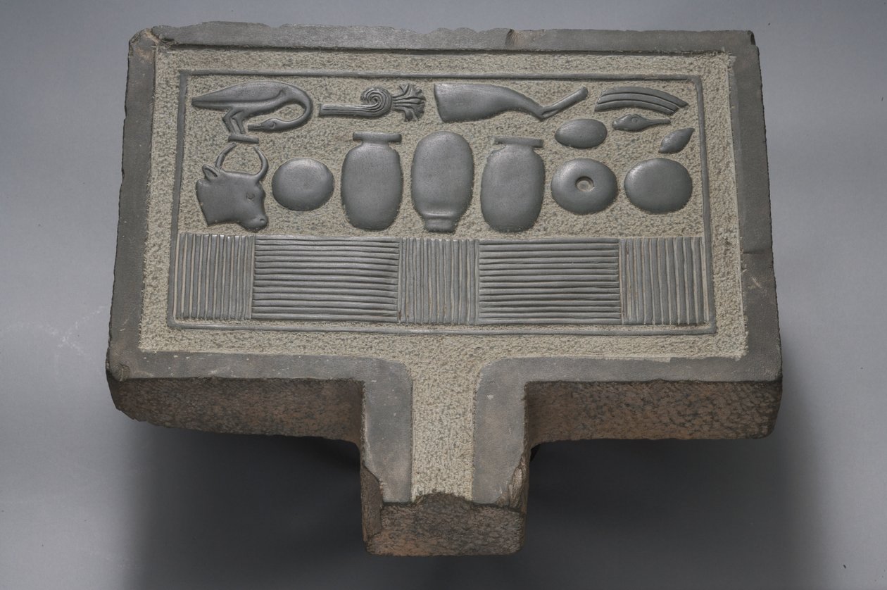 Mesa de ofrendas de Egyptian Ptolemaic Period