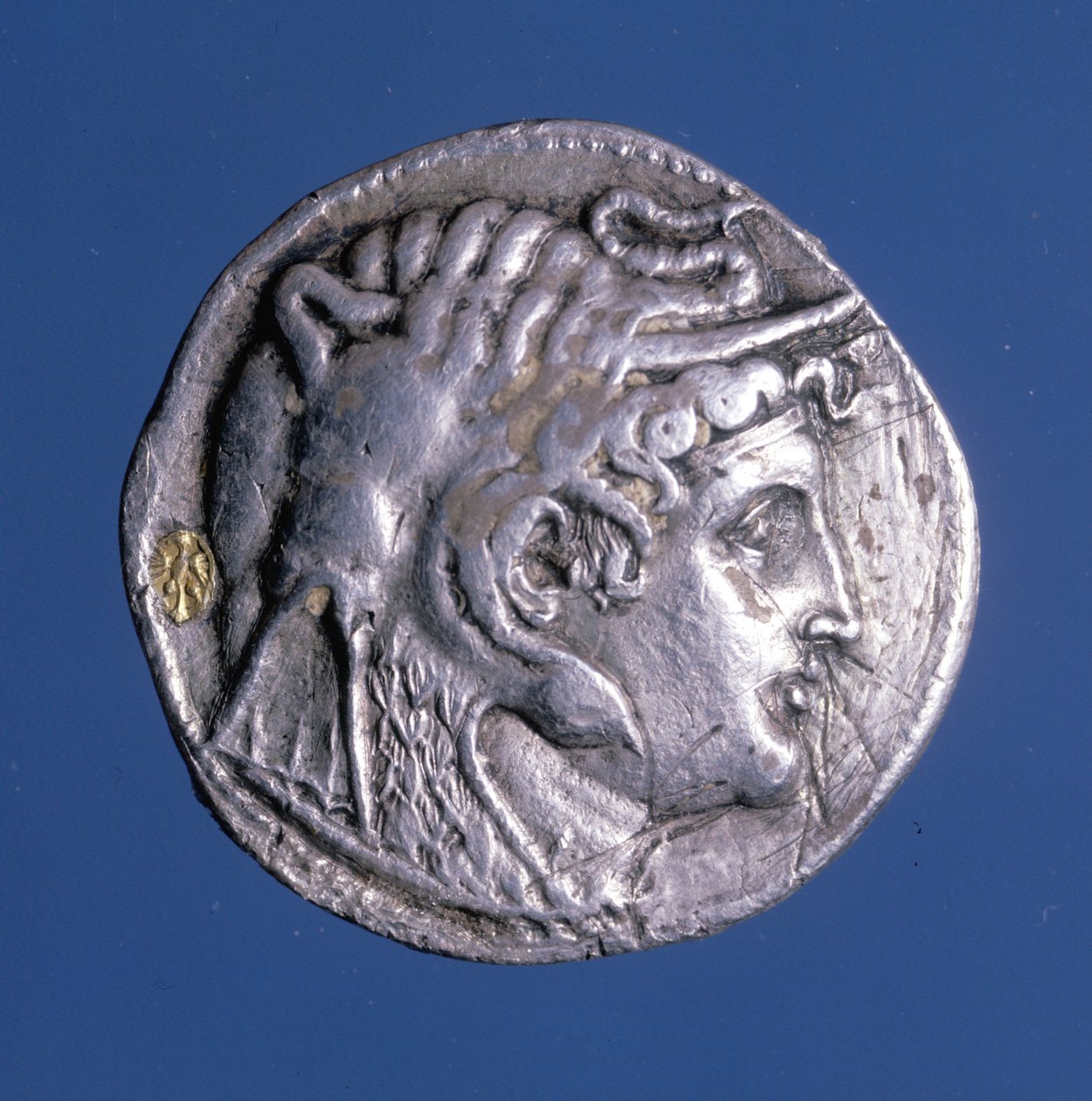 Moneda de plata con la efigie de Ptolomeo I Sóter (367 a.C. - 283 a.C.), Rey de Egipto. de Egyptian Ptolemaic Period
