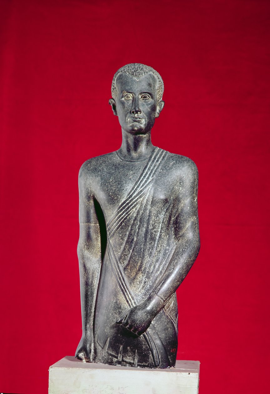 Estatua de Hor, de Alejandría, c.40 a.C. de Egyptian Ptolemaic Period