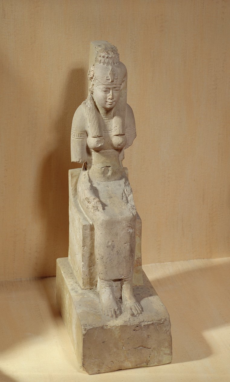 Estatua de la diosa Rattawy, de Medamud de Egyptian Ptolemaic Period