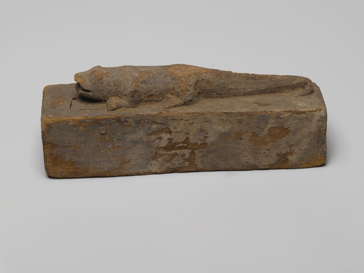 Pequeño ataúd para un cocodrilo, 664-332 a.C. de Egyptian School