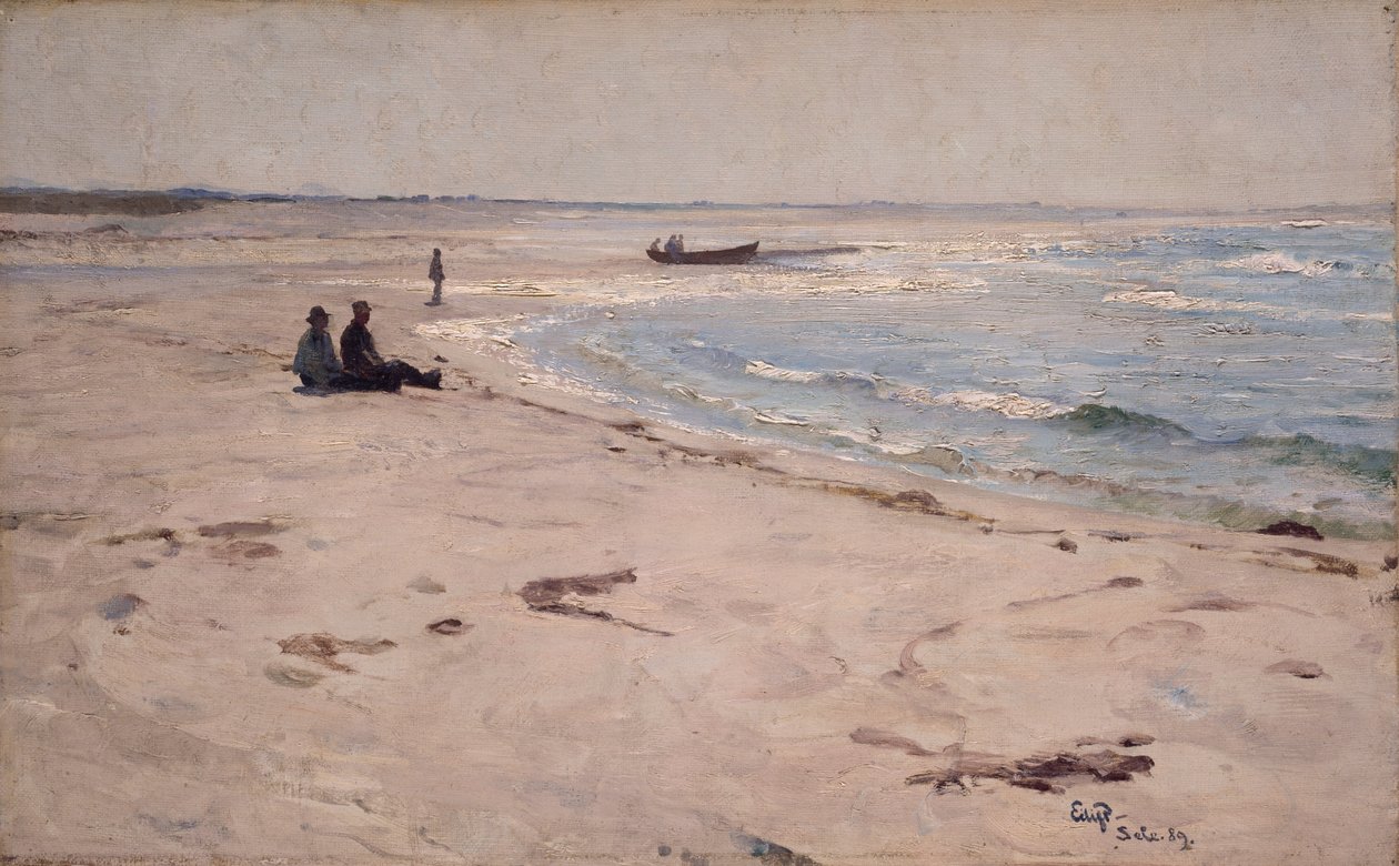 En la playa de Sele de Hjalmer Eilif Emanuel Peterssen