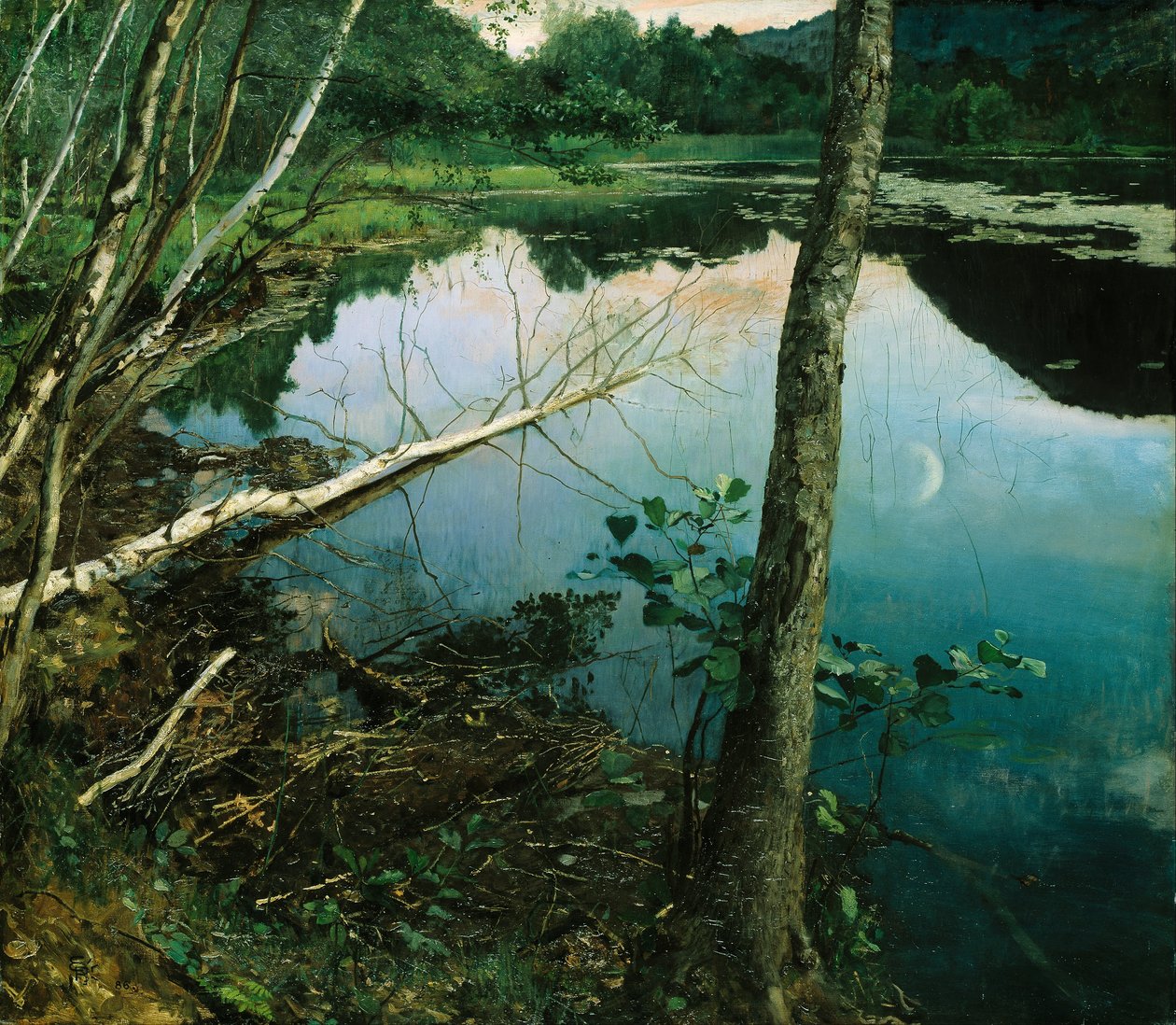Noche de verano de Hjalmer Eilif Emanuel Peterssen