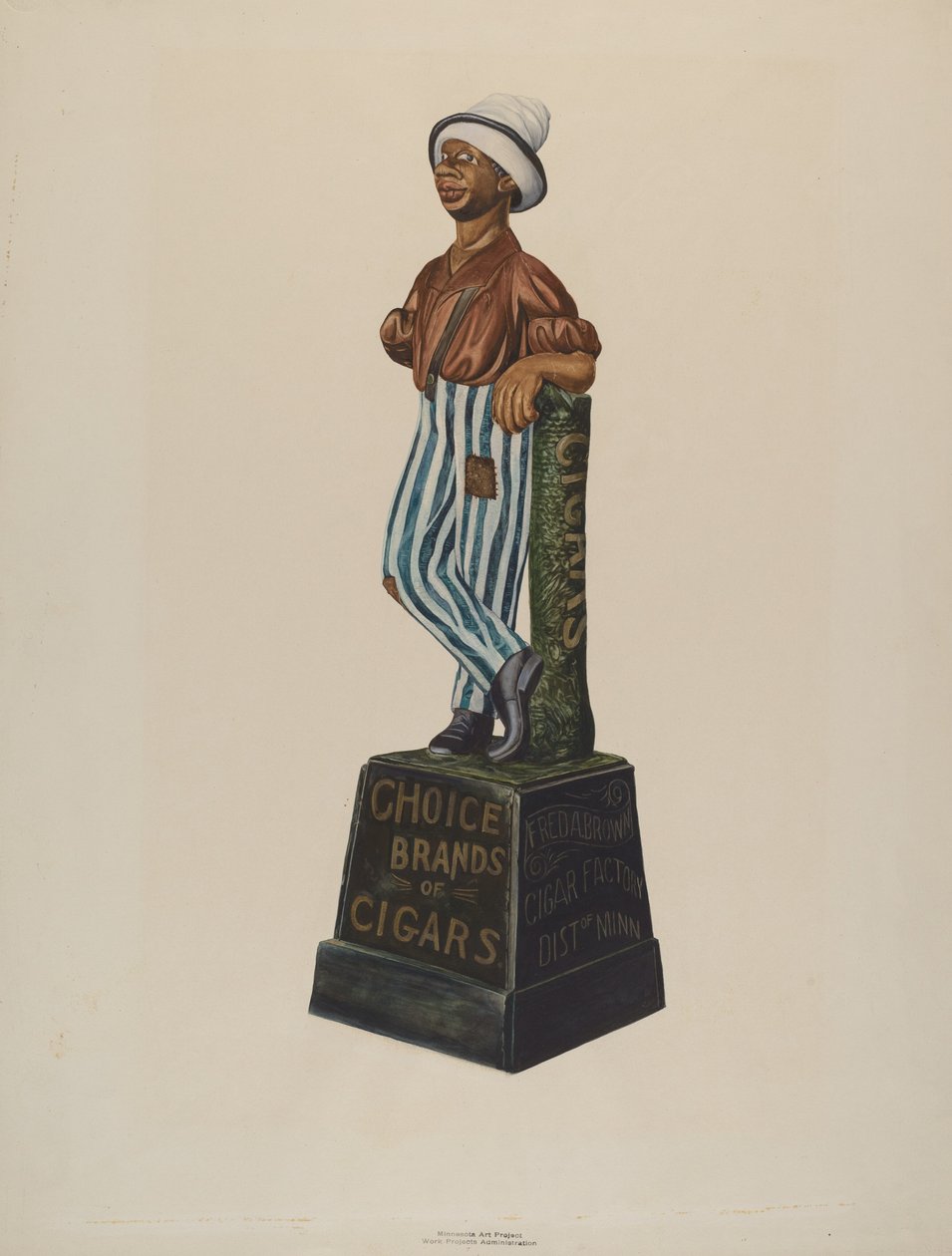 Figura de Tienda de Cigarros de Einar Heiberg
