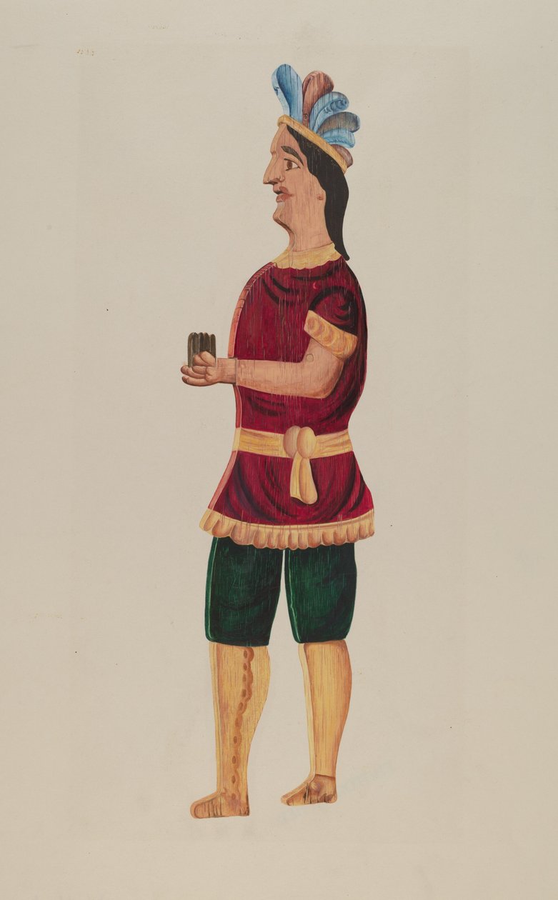 Indio de tienda de cigarros de Einar Heiberg