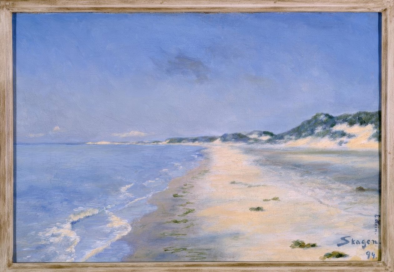 E.Hein, Un hermoso día de verano en Skagen de Einar Hein