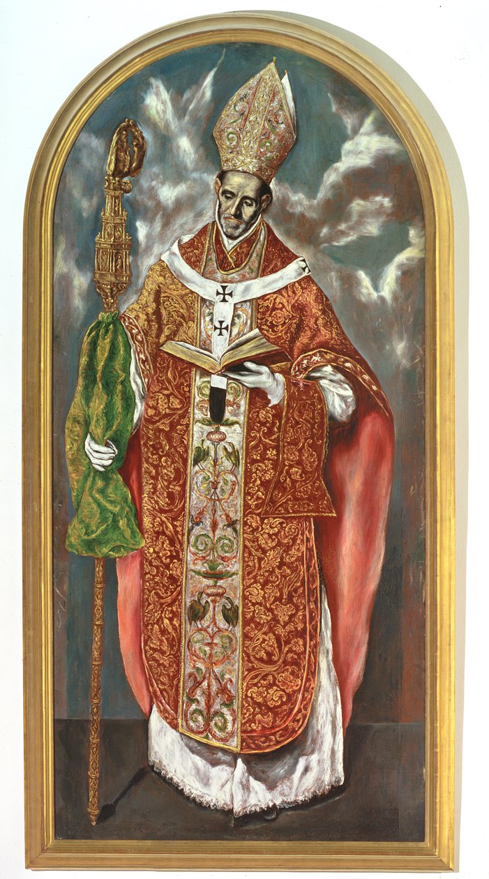 San Ildefonso, una copia del original en el Escorial de El Greco
