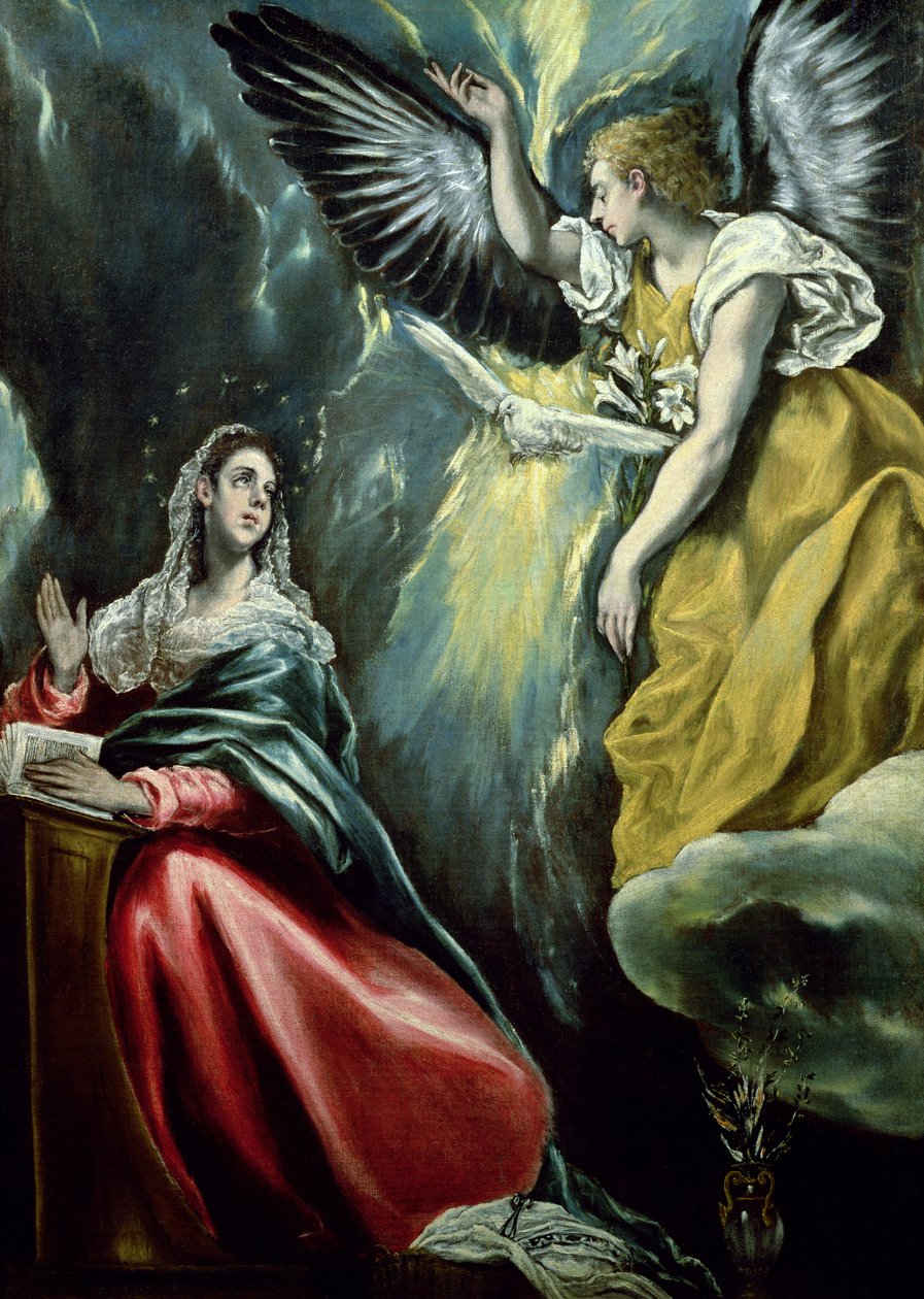 La Anunciación, c.1575 de El Greco