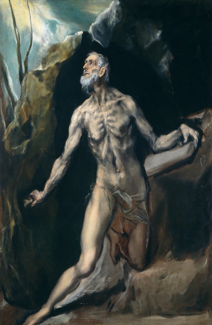 San Jerónimo, c.1610-1614 (óleo sobre lienzo) de El (1541-1614) Greco