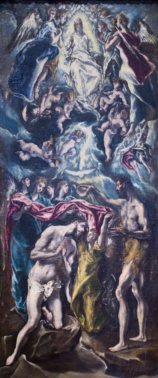 El bautismo de Cristo de El (1541 1614) Greco