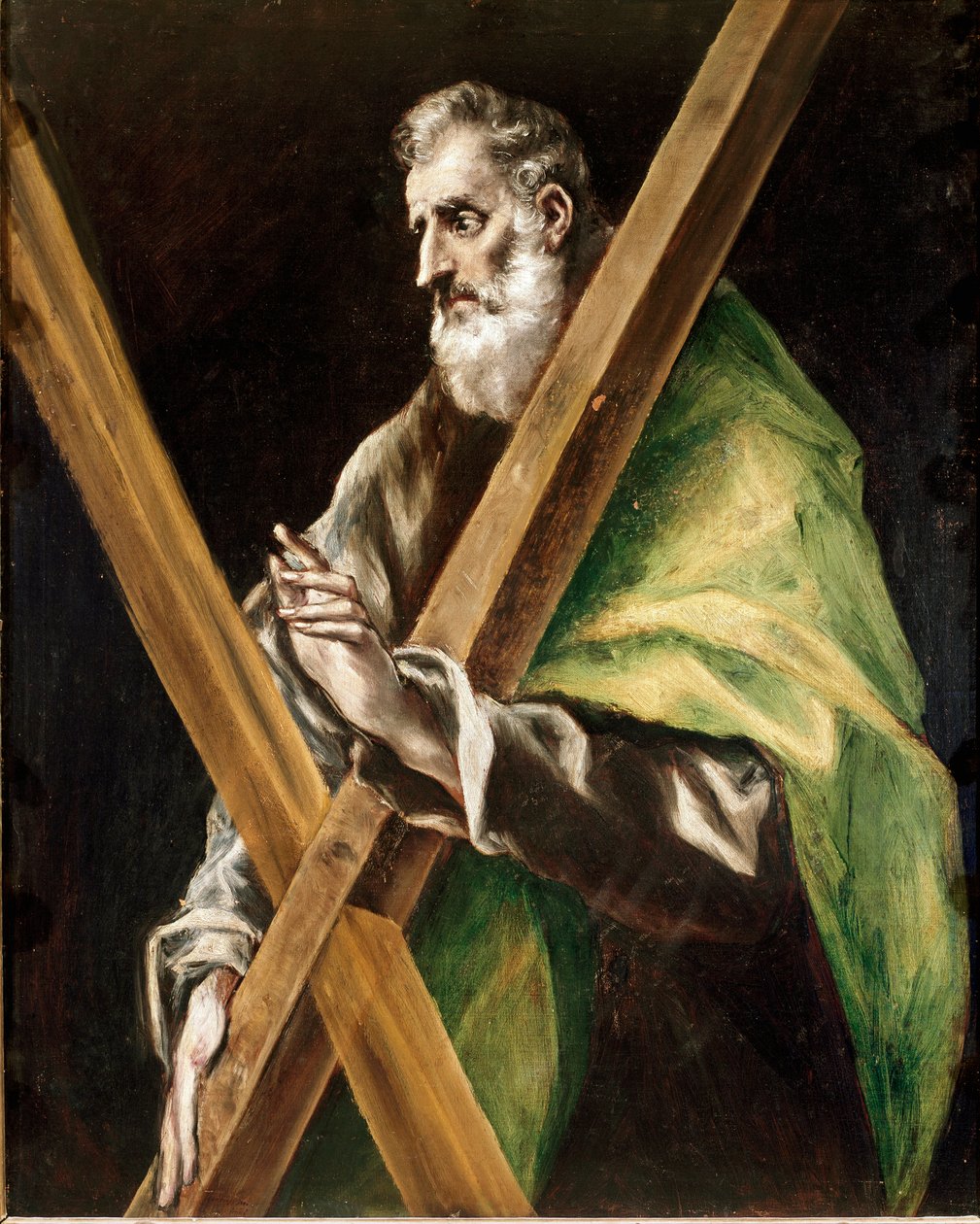 Apostolado de la Catedral de Toledo: San Andrés el Apóstol. Pintura de Domenikos Theotokopoulos conocido como El Greco (1540-1614) de El Greco