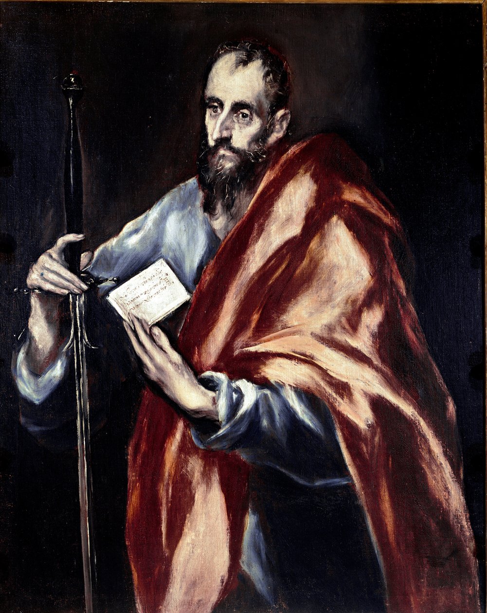 Apostolado de la Catedral de Toledo: El apóstol San Pablo de El Greco