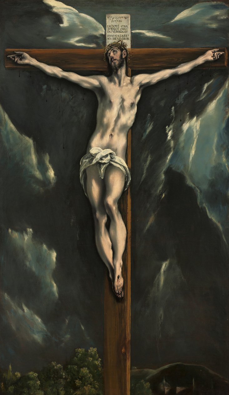 Cristo en la Cruz, c.1600-10 de El Greco
