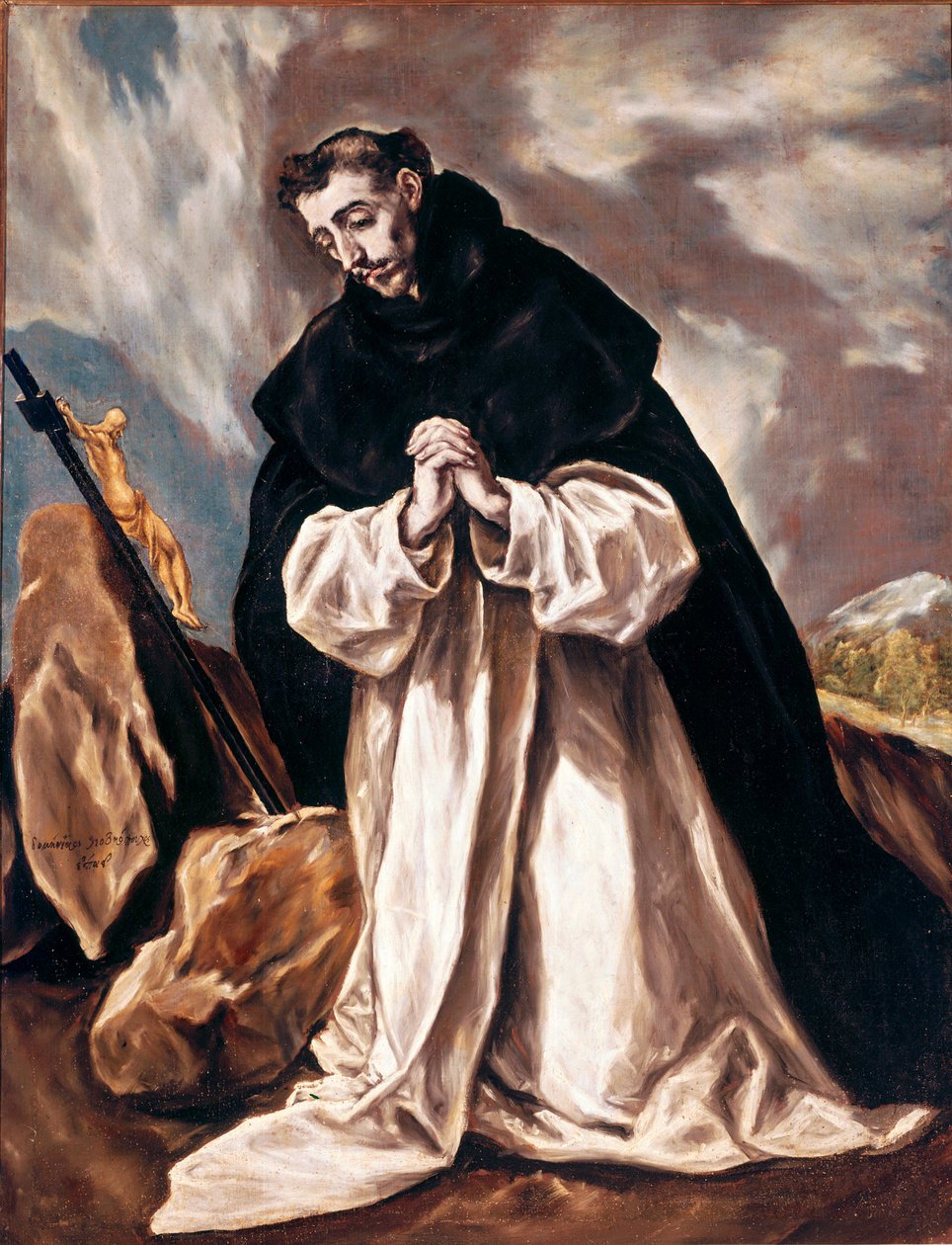 Santa Dominica en oración de El Greco