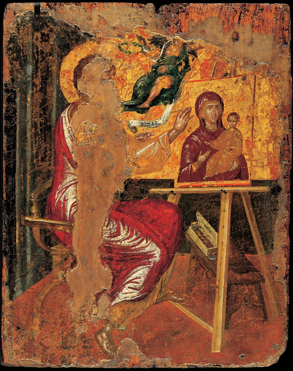 San Lucas dibujando a la Virgen de El Greco