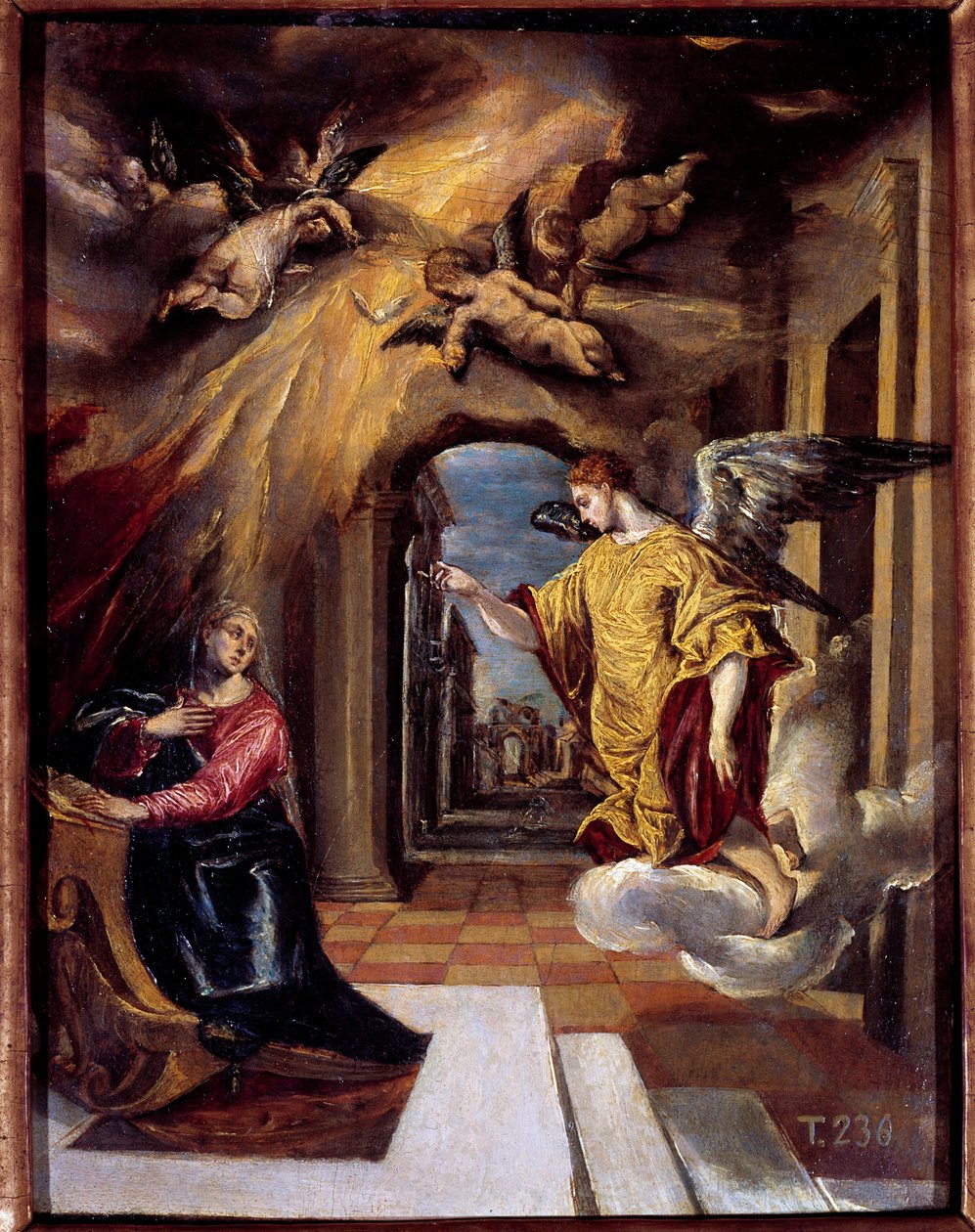 La Anunciación de El Greco
